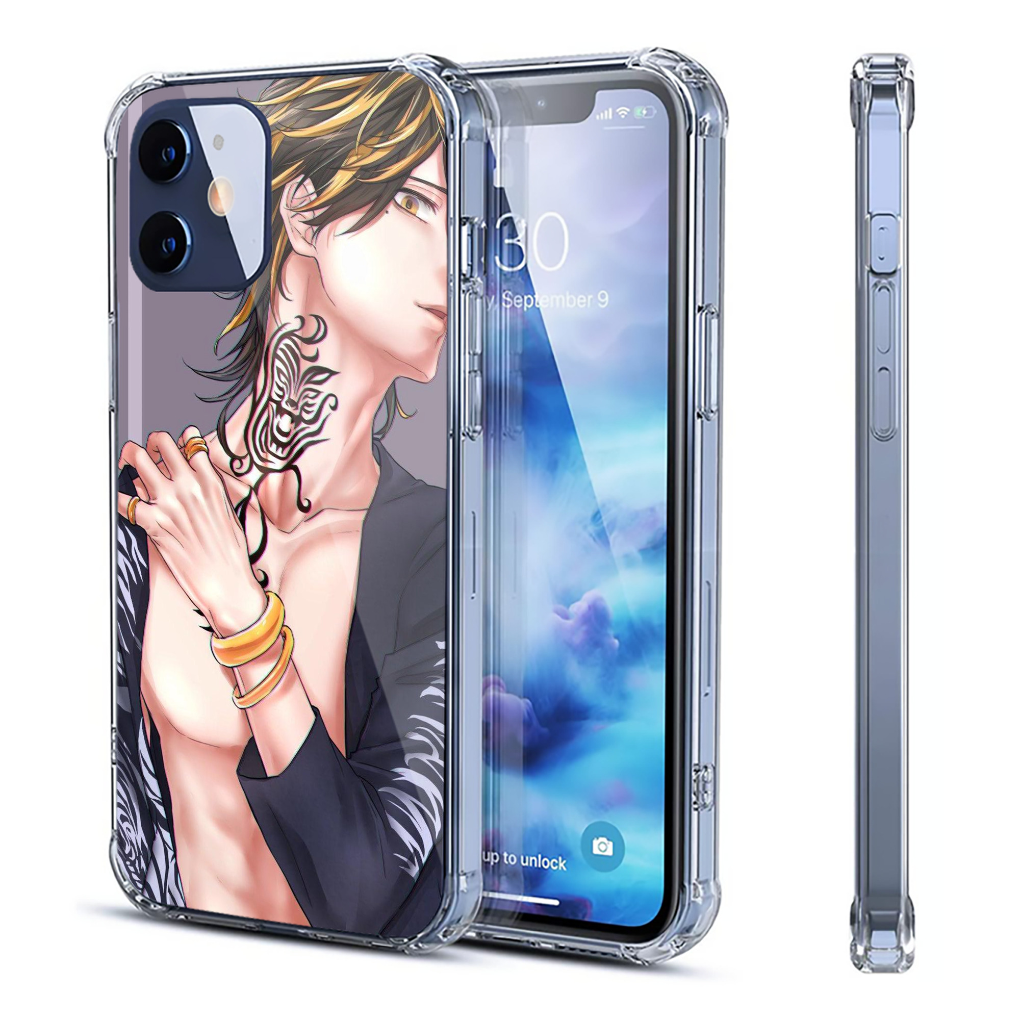 （画像用） 東京リベンジャーズ Tokyo Revengers 【iPhone 12シリーズ対応】透明スマホケース（クリアソフトケース）